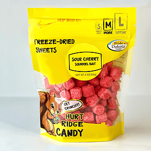 Sour Cherry Squirrel Bait freeze-dried candy