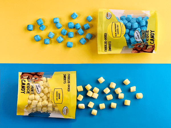 Blue Raspberry and Lemon Squirrel Bait candy