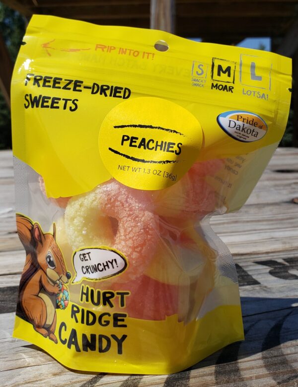 freeze-dried peach rings peachies