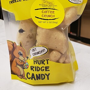 Coffee Crunch candy package
