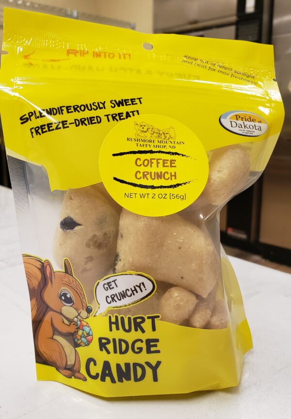 Coffee Crunch candy package