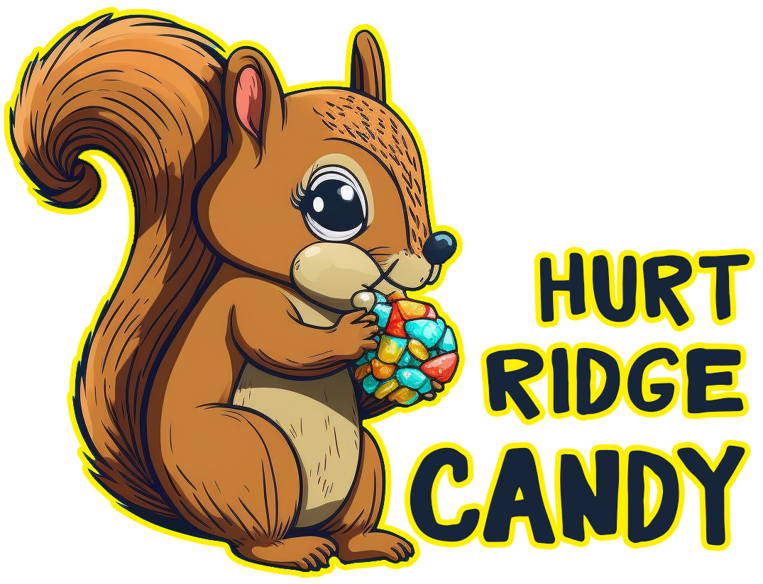 Crunchy the Squirrel — Hurt Ridge Candy Mascot